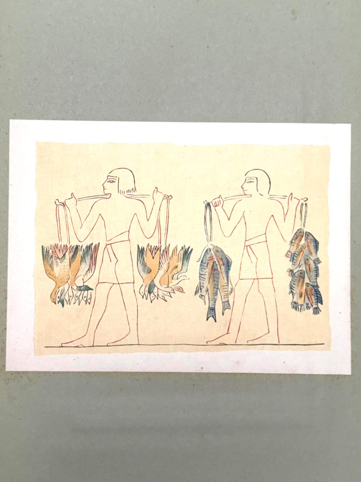 Japanese antique woodblock print, Design, 1929, Modern Egyptian style 7