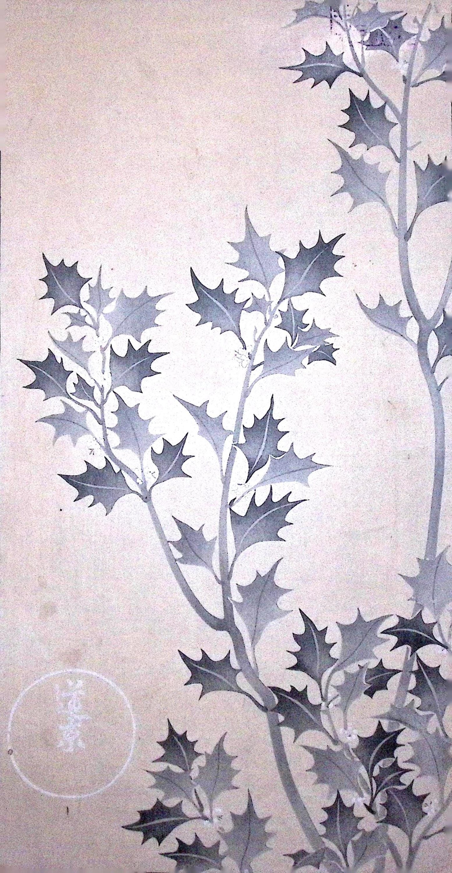 Japanese design, woodblock print, Rinpa.