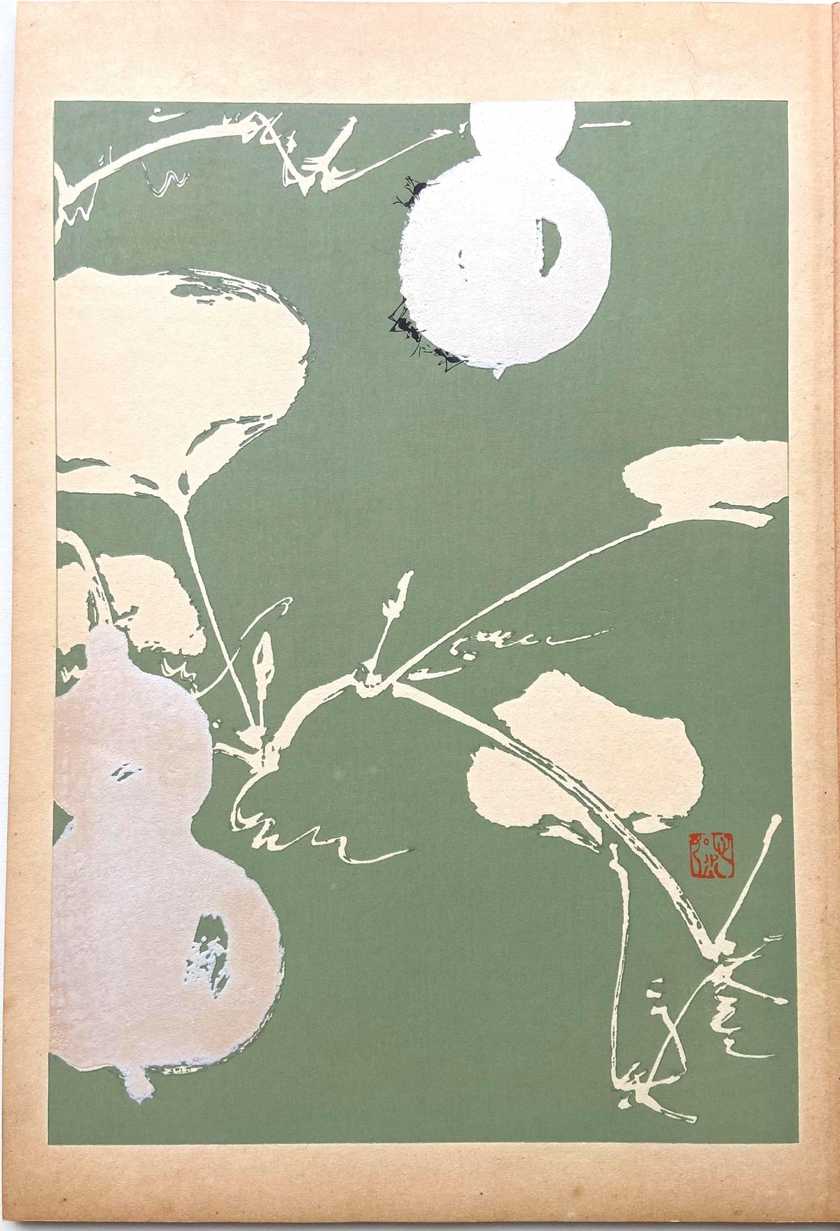 Japanese design, antique, woodcut print, 1934, Honda Bansui, "Tansai-Gafu".