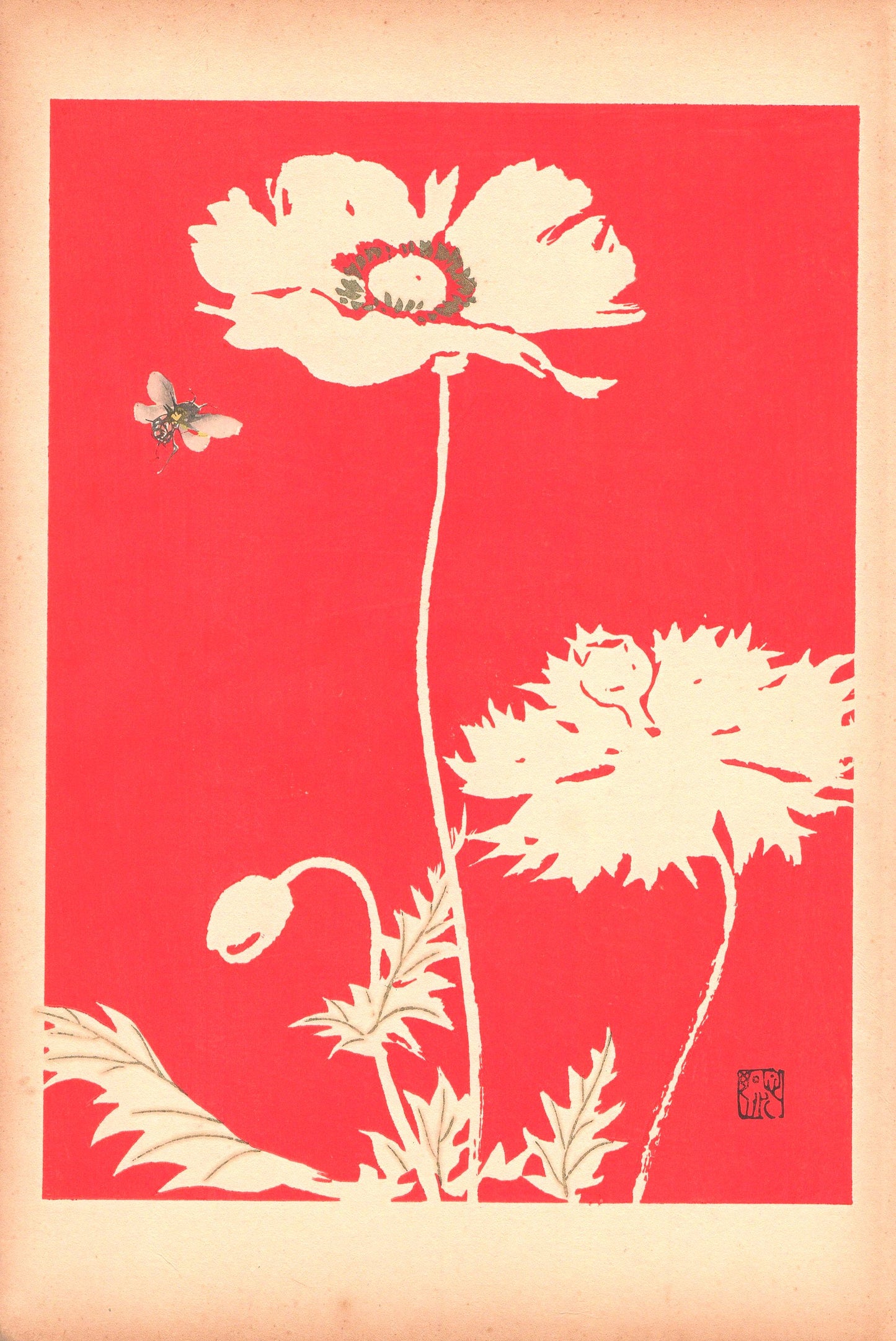 Japanese design, 1934, Honda Bansui, "Tansai-Gafu"., woodcut print.