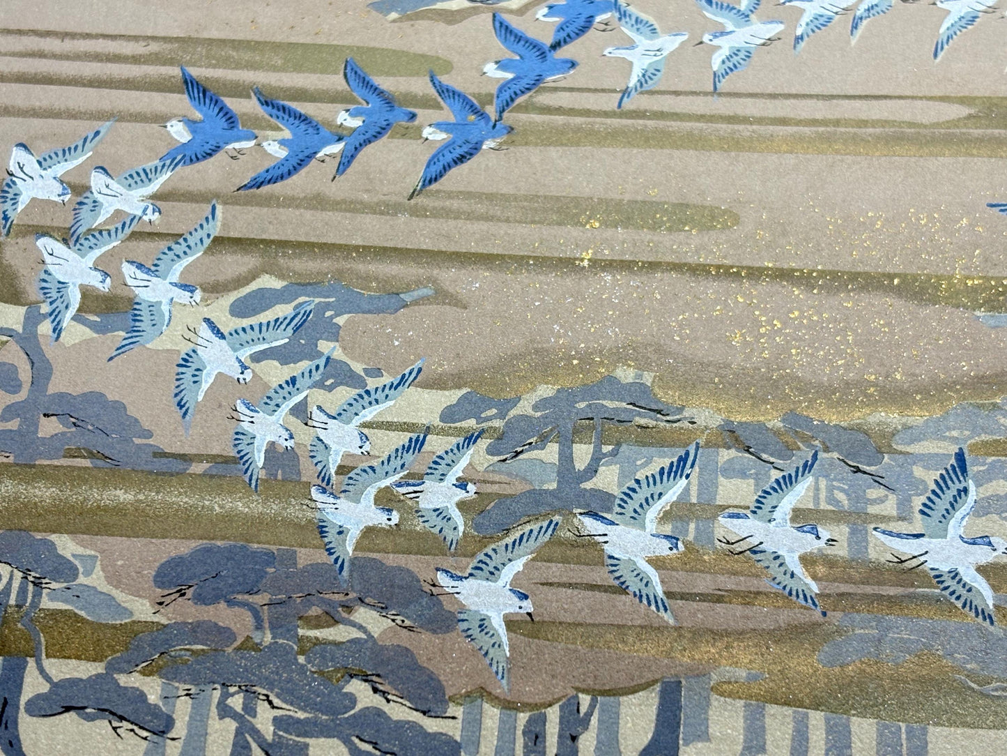 Japanese Woodblock print, 1936, Arashino Shusui, Kano, The essential pictures of Kano School.