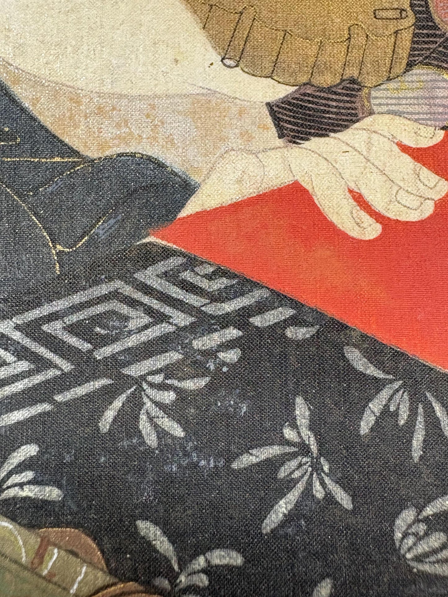 Ukiyoe-ha-gashu, 1906, Japanese antique woodblock print, Katsukawa Shunsho, "美人図"