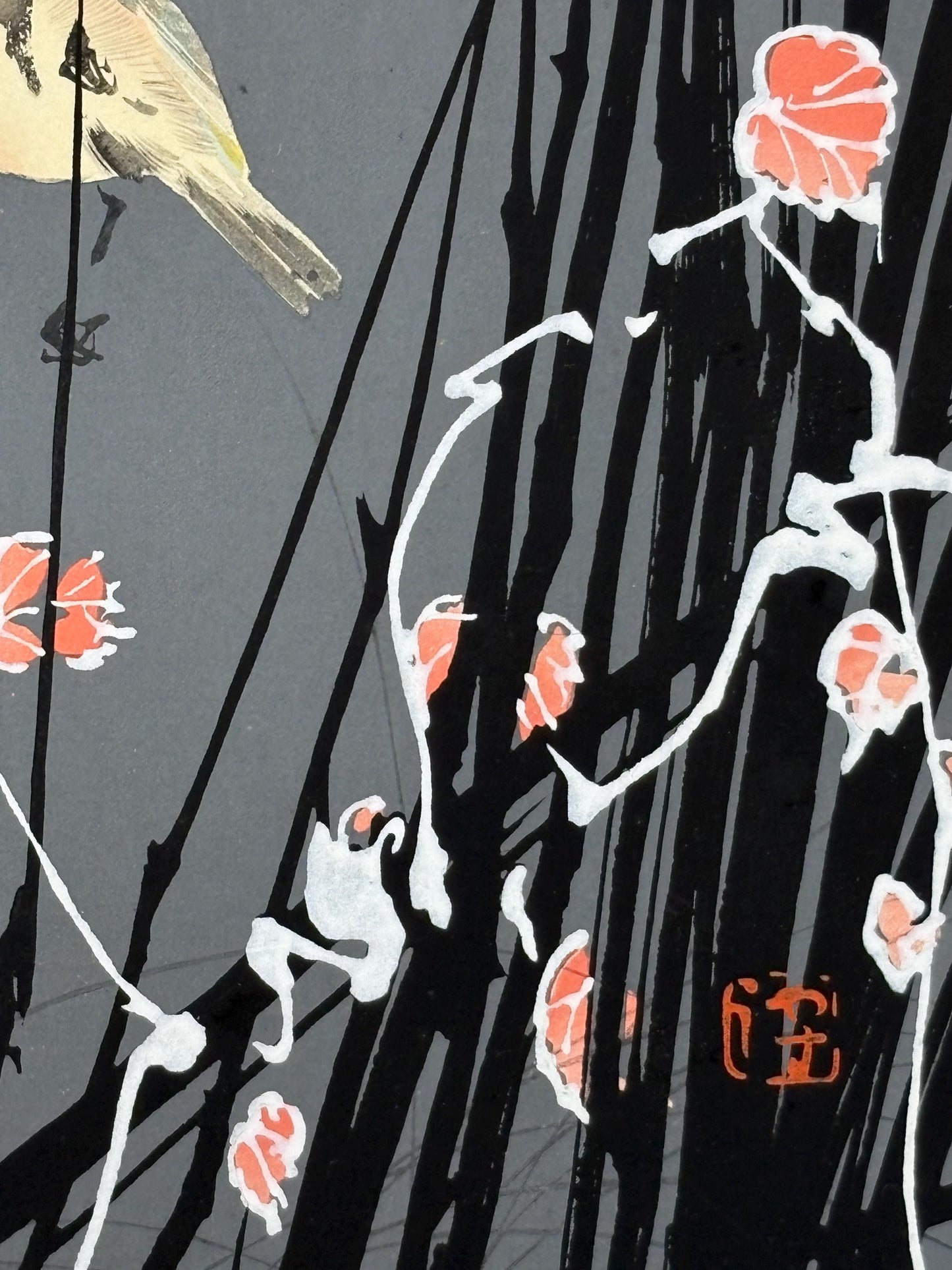 Japanese original woodblock print, 1934, Kyobashi Masuichi, "Tansai-Gafu".