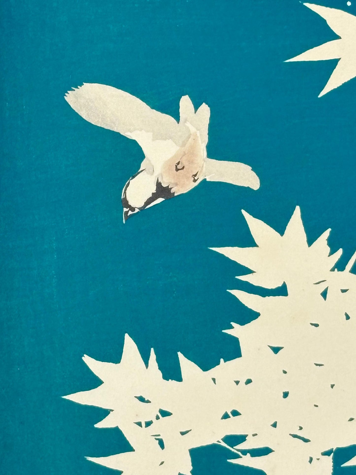 Japanese original woodblock print, 1934, Kyobashi Masuichi, "Tansai-Gafu".