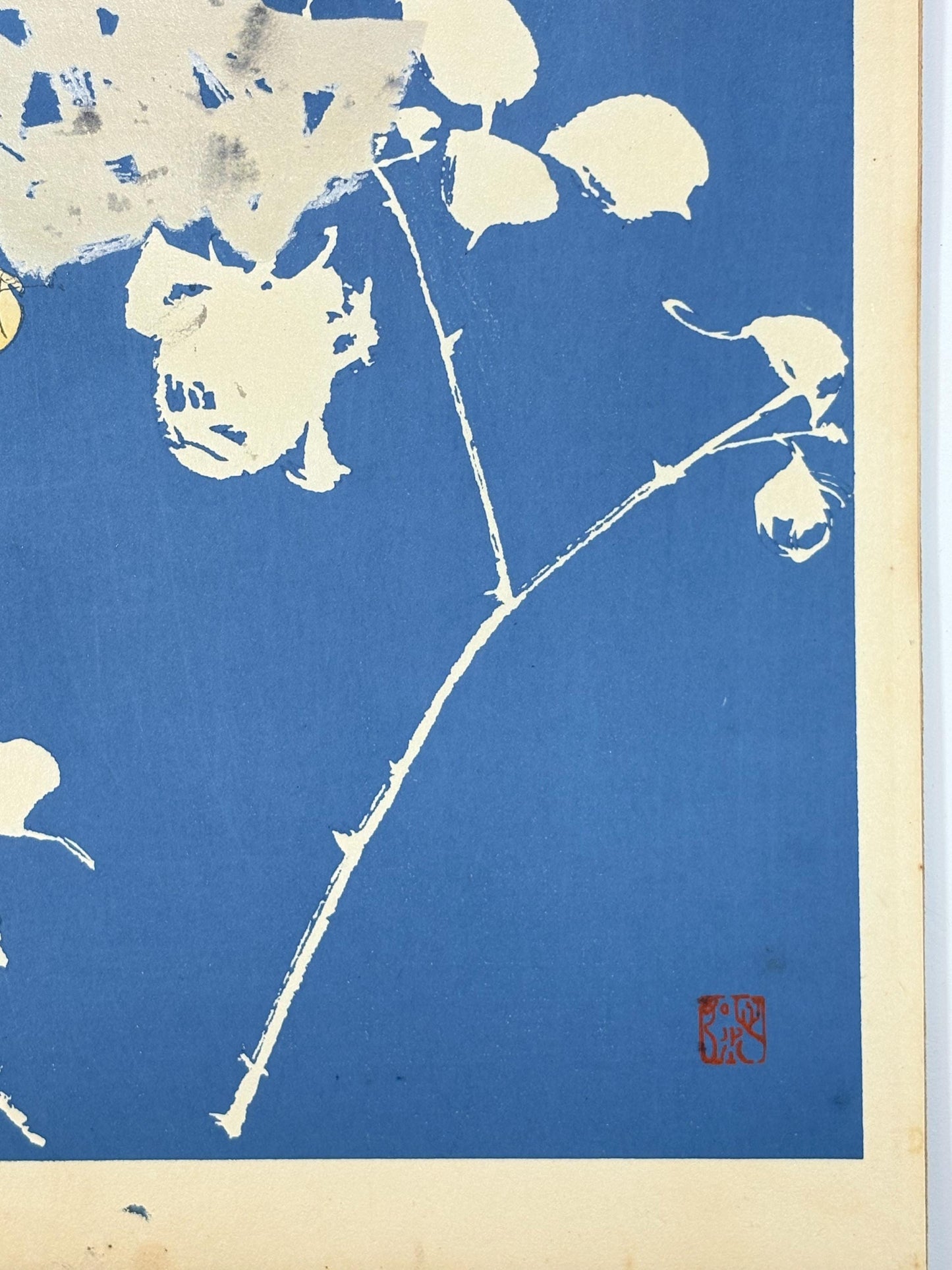 Japanese original woodblock print, 1934, Kyobashi Masuichi, "Tansai-Gafu".