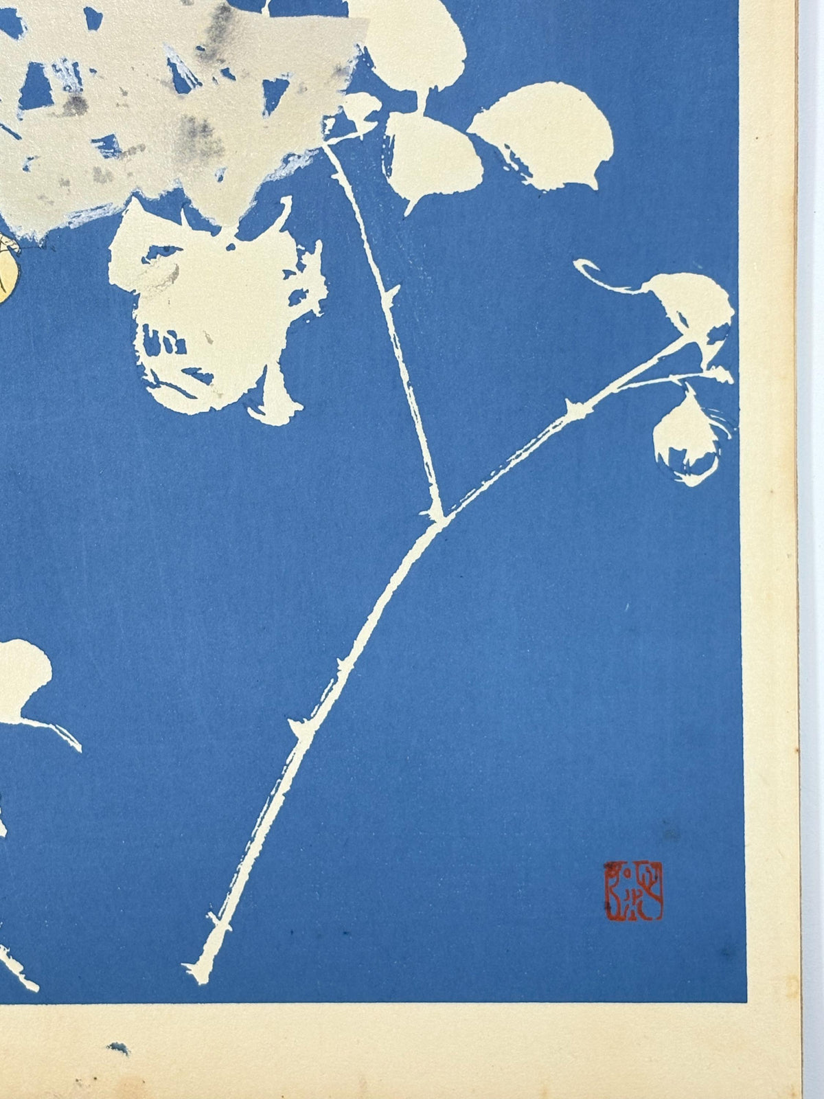 Japanese original woodblock print, 1934, Kyobashi Masuichi, "Tansai-Gafu".