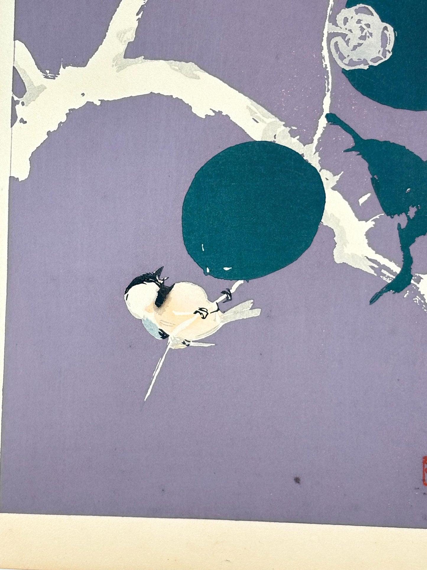 Japanese original woodblock print, 1934, Kyobashi Masuichi, "Tansai-Gafu".