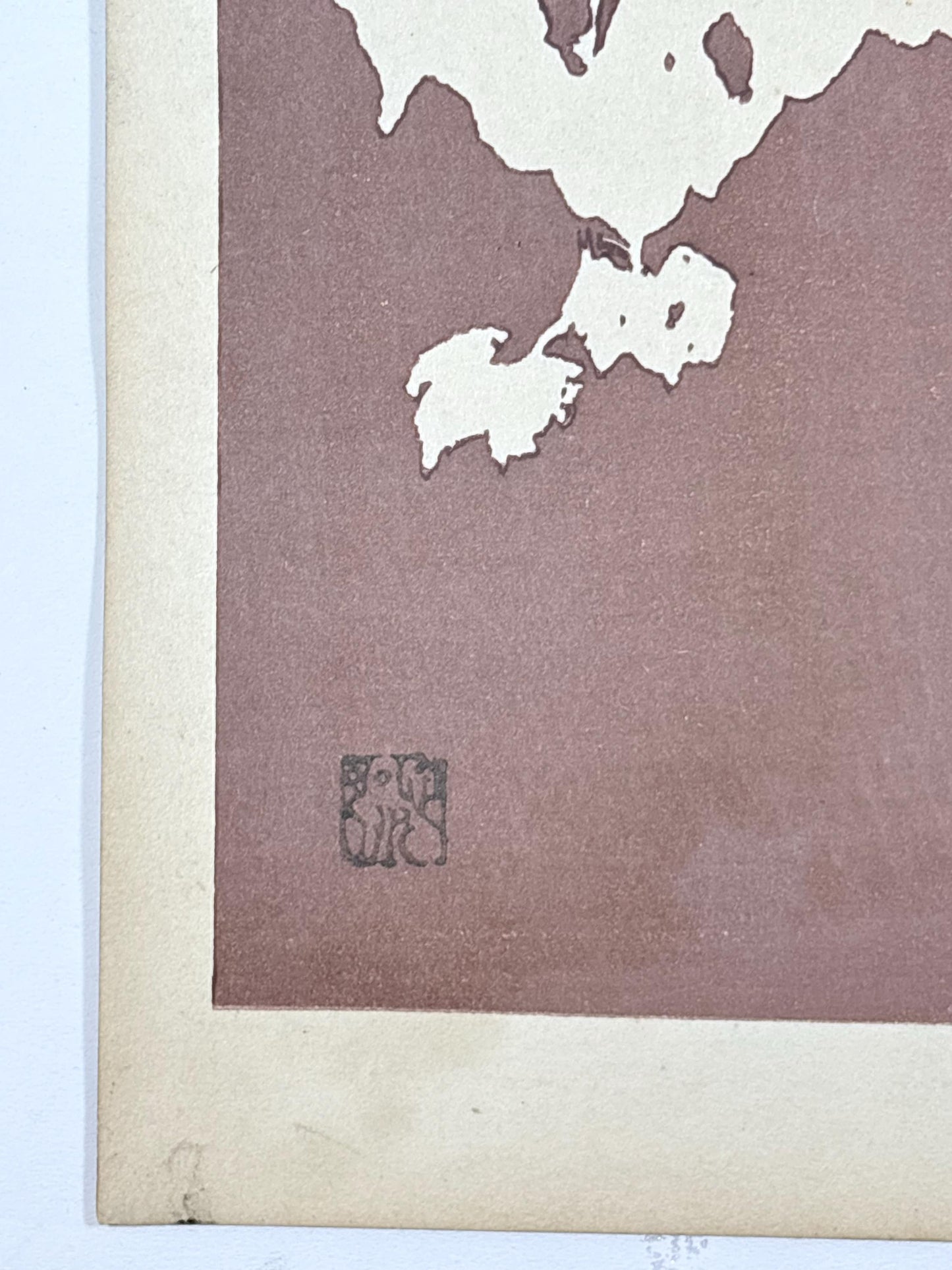 Japanese original woodblock print, 1934, Kyobashi Masuichi, "Tansai-Gafu".