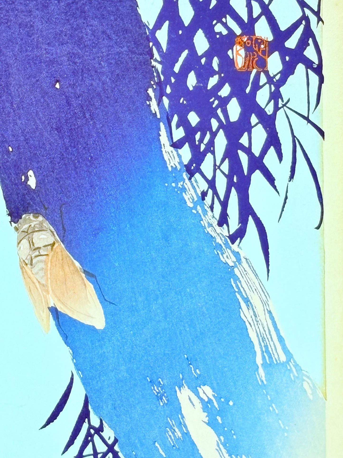 Japanese original woodblock print, 1934, Kyobashi Masuichi, "Tansai-Gafu".