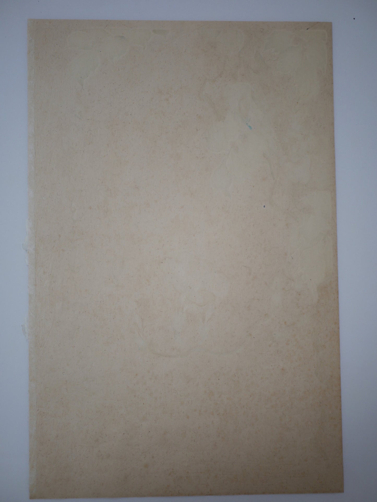 1931, Japanese antique woodblock print, Sakai Hoitsu, "Album of Hundred Flowers by Artists of Rinpa School, Campsis grandiflora"
