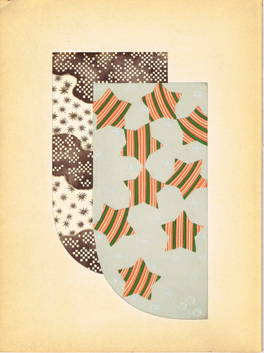 Japanese antique woodblock print, Design, 1936, Kano Shuho, Toyokuni-gonomi. 3