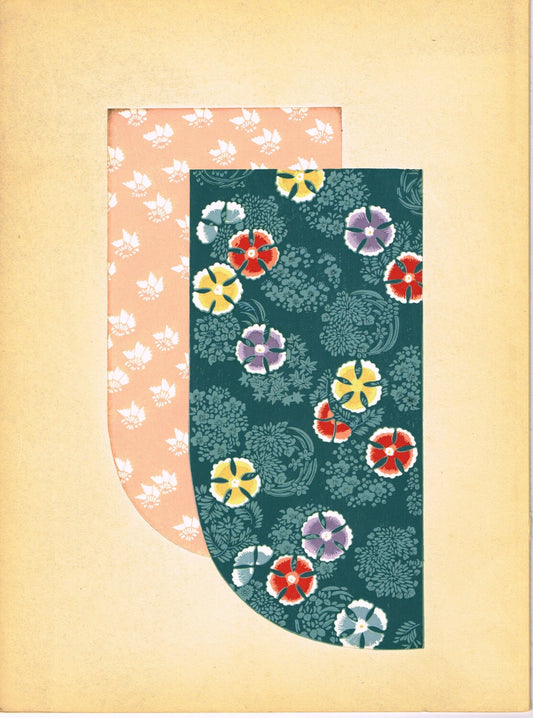 Japanese antique woodblock print, Design, 1936, Kano Shuho, Kunisada-gonomi. 4