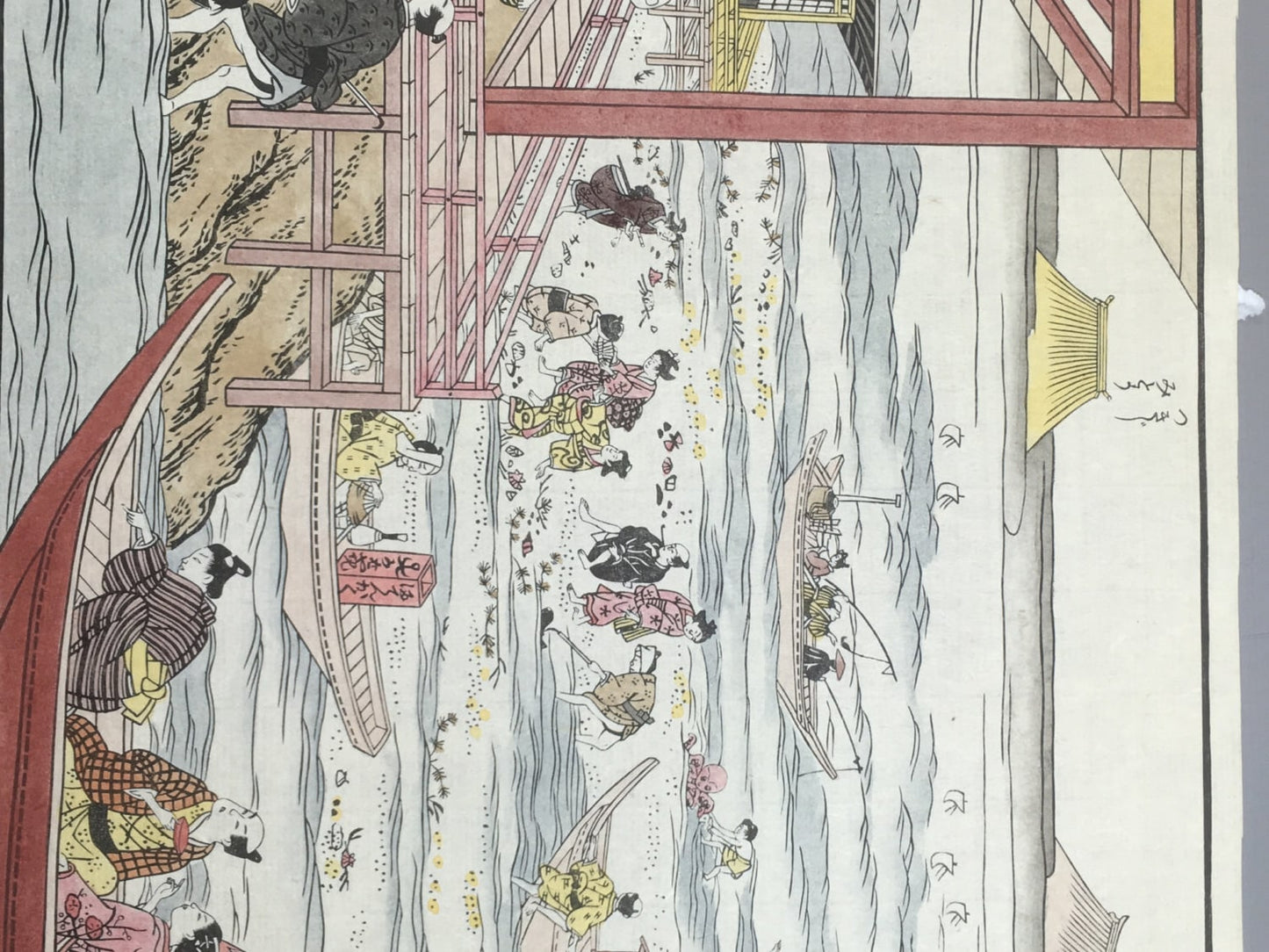 Japanese Ukiyo-e Woodblock print, Furuyama Moromasa,