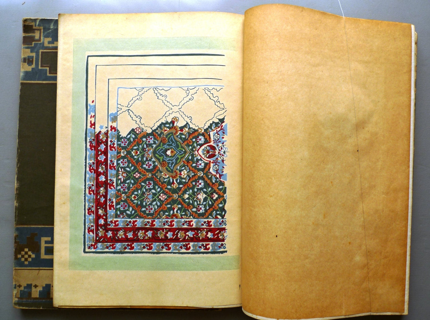 1903, Japanese woodcut design book, Goto Ryuko, "Sekai Sarasa"
