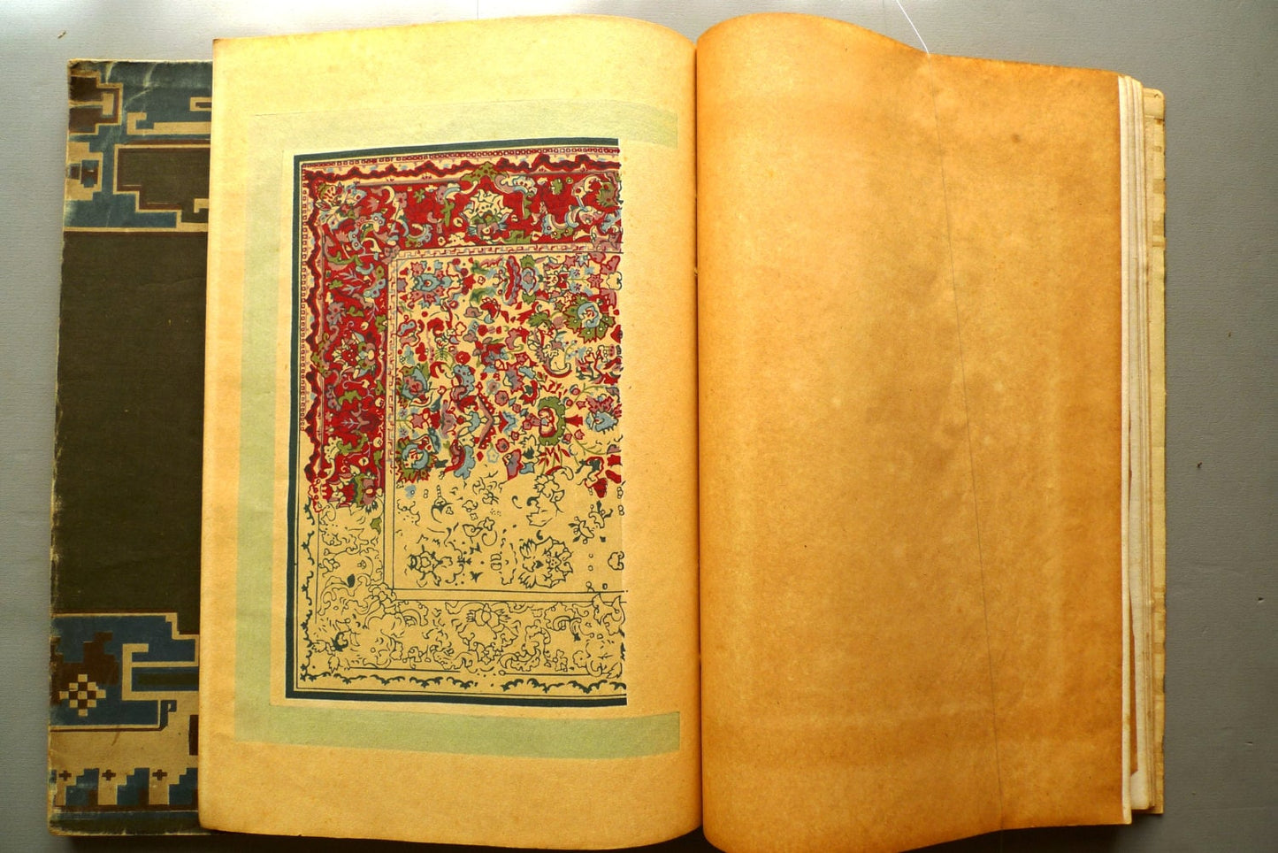 1903, Japanese woodcut design book, Goto Ryuko, "Sekai Sarasa"