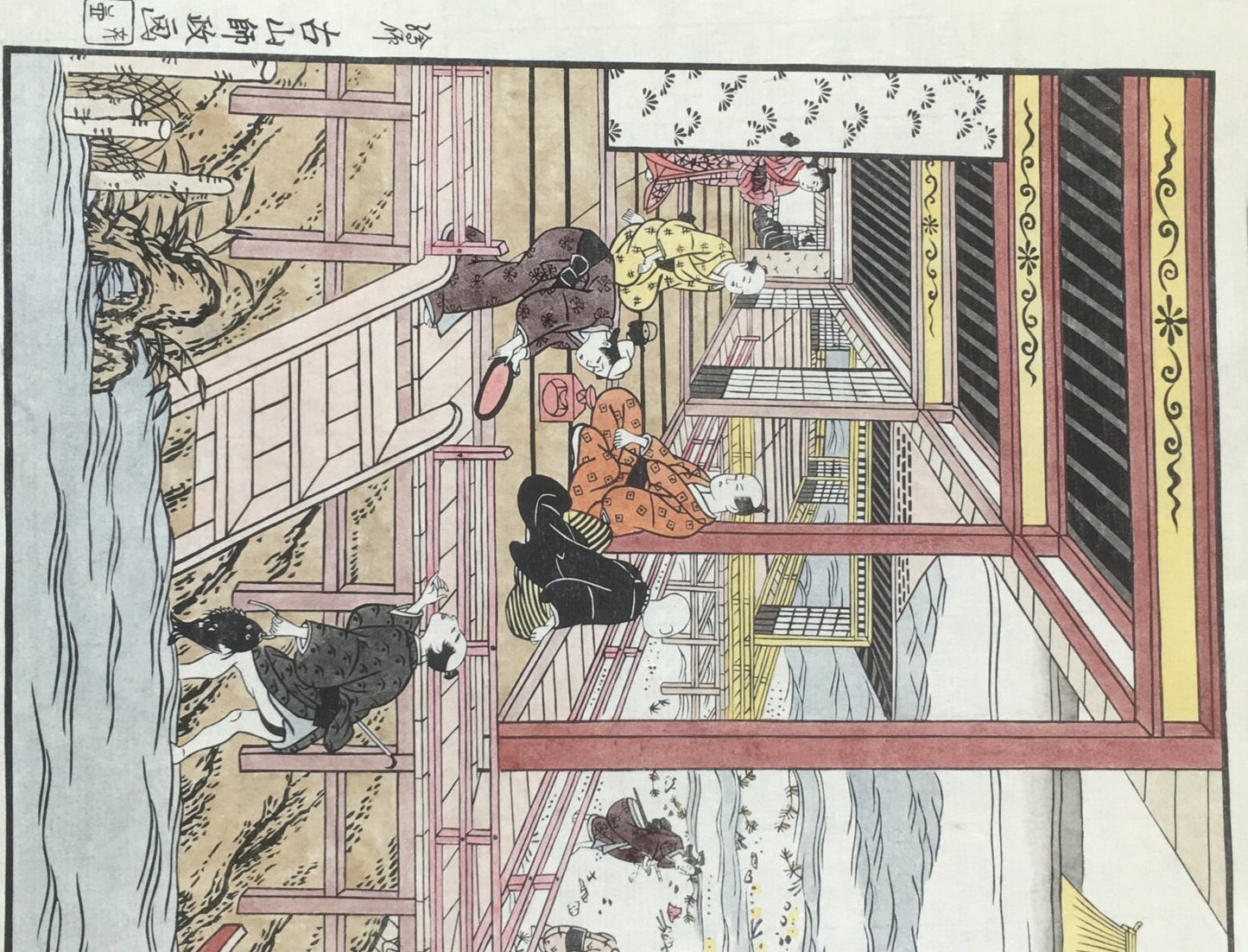 Japanese Ukiyo-e Woodblock print, Furuyama Moromasa,