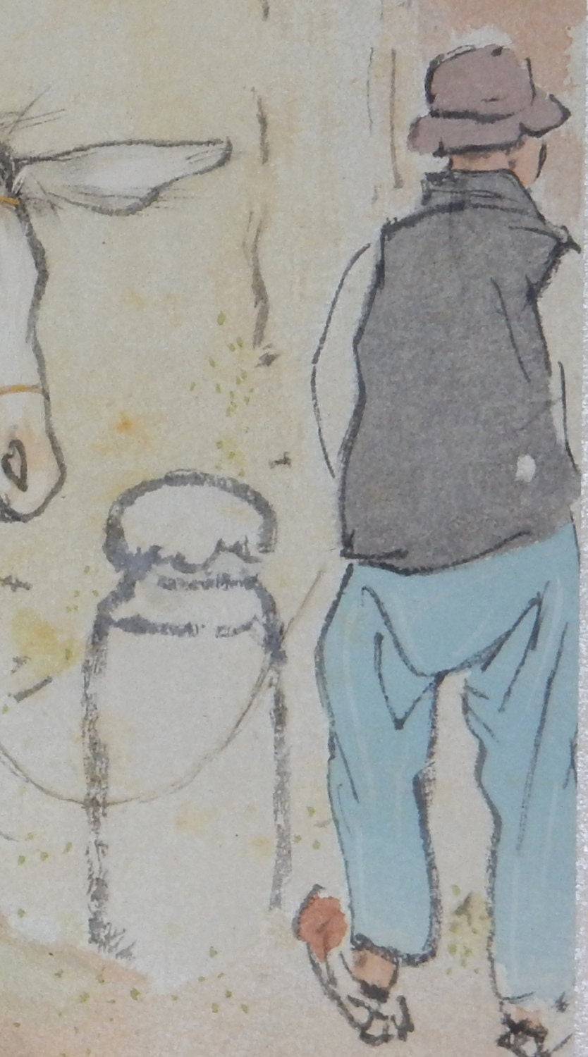 1936, Japanese antique print, Takeuchi Seihō, "Suzhou"