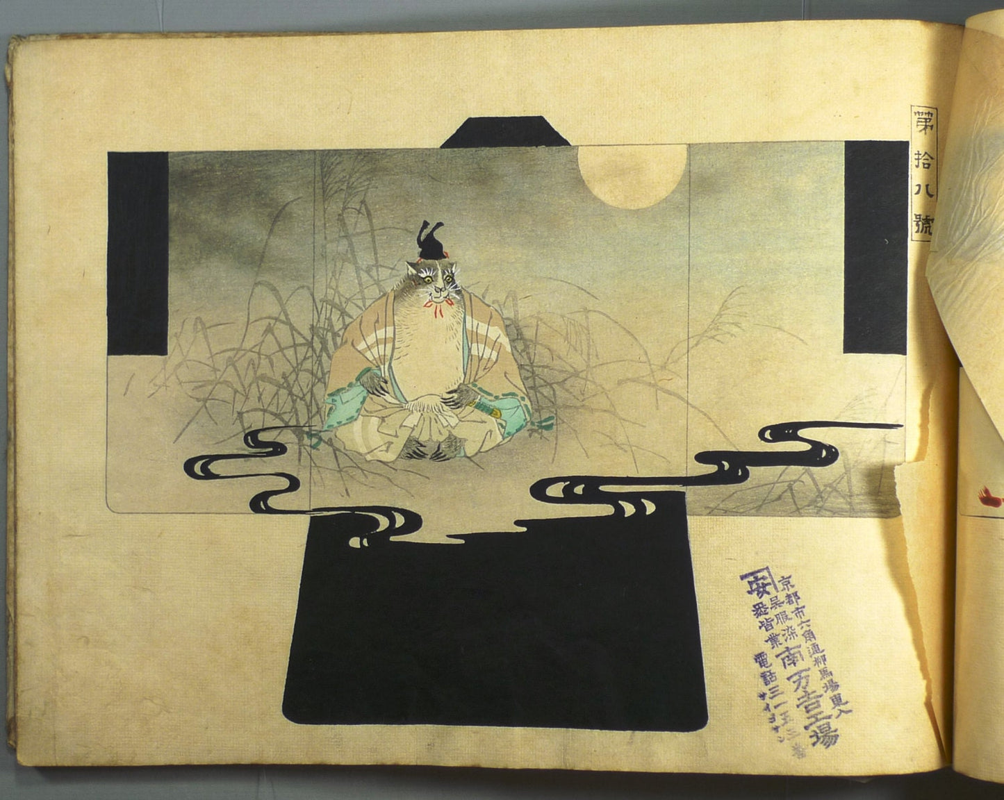 1900, Japanese book, Taguchi Bairei, "Chiyo no Nishiki vol.1"