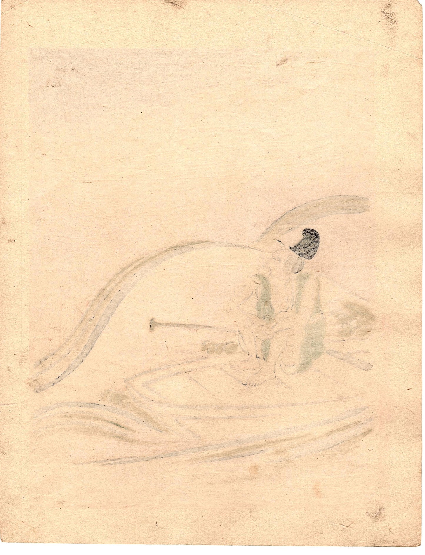 1895, Japanese antique woodblock print.