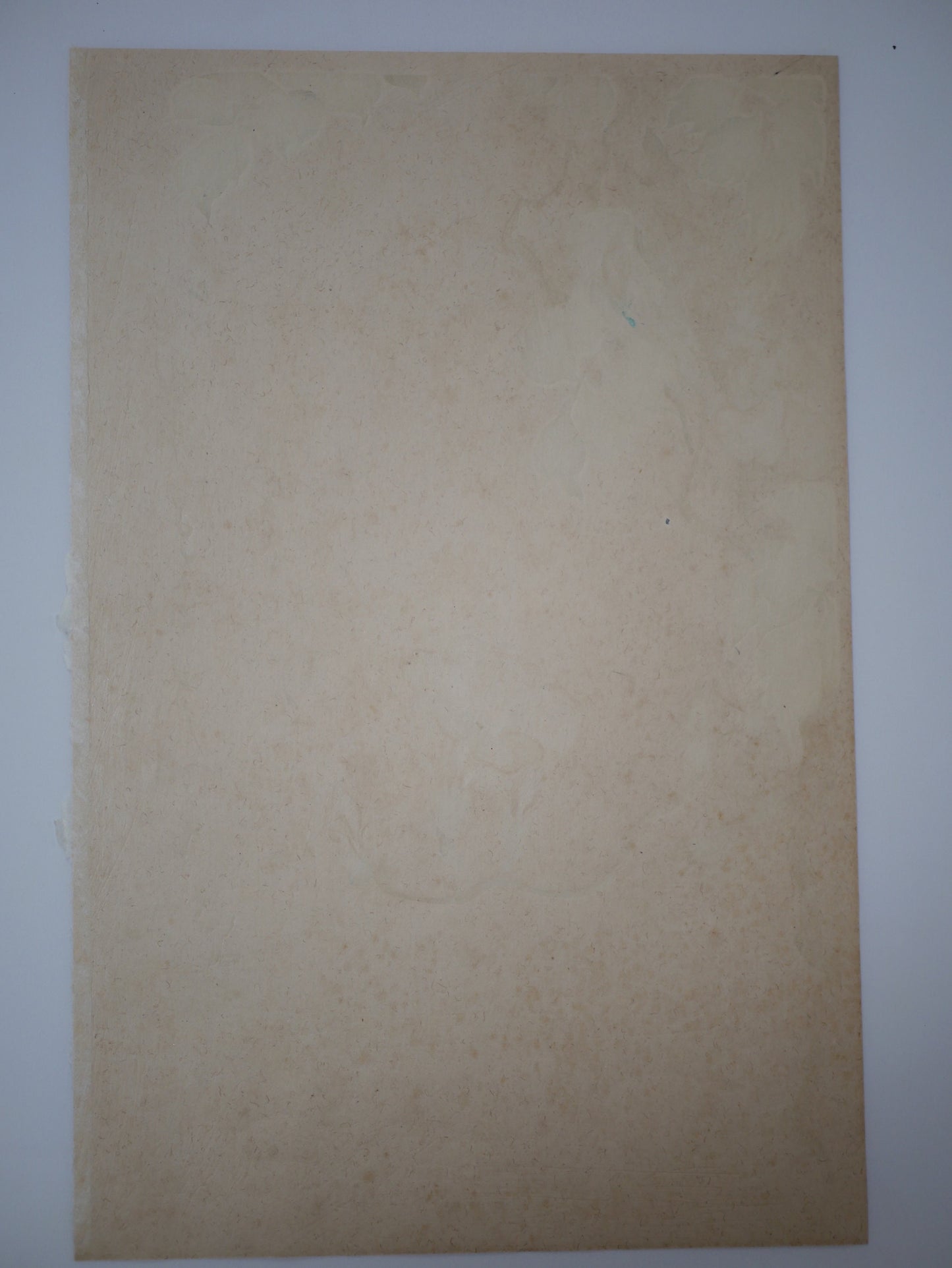 1931, Japanese antique woodblock print, Sakai Hoitsu, "Album of Hundred Flowers by Artists of Rinpa School,  Campsis grandiflora"