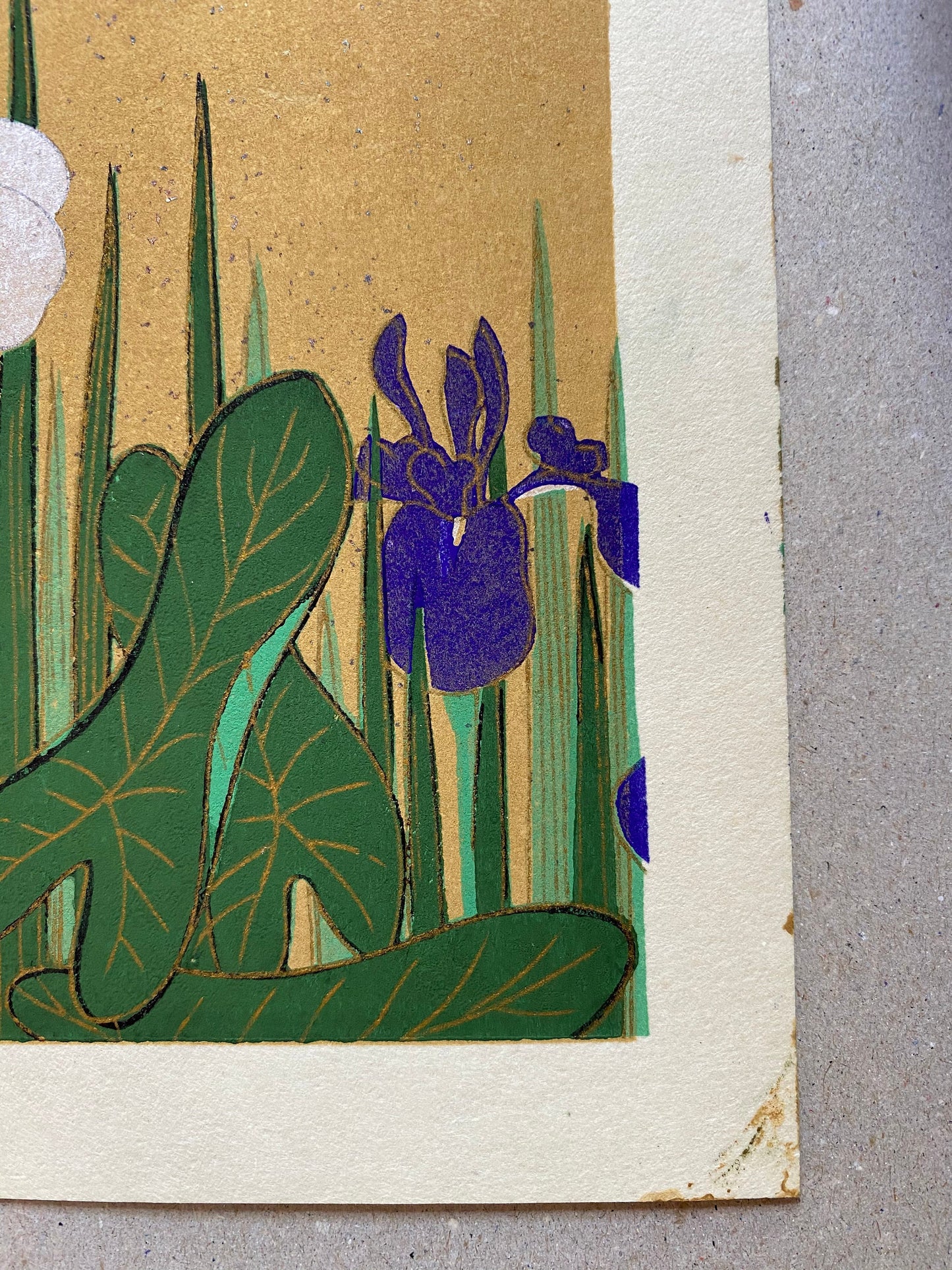 Japanese woodblock print, Sakai Hoitsu, Large size.