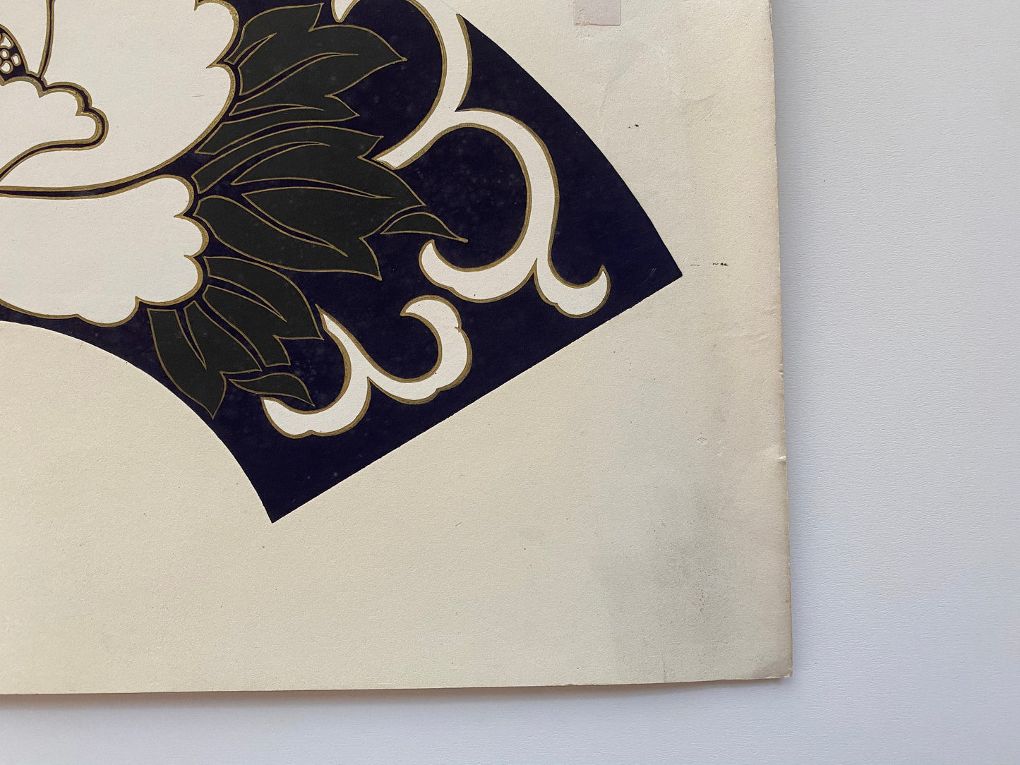 Japanese antique woodblock print, Design, 1938, Chinpei Yamaoka, "Kokugasen". 9