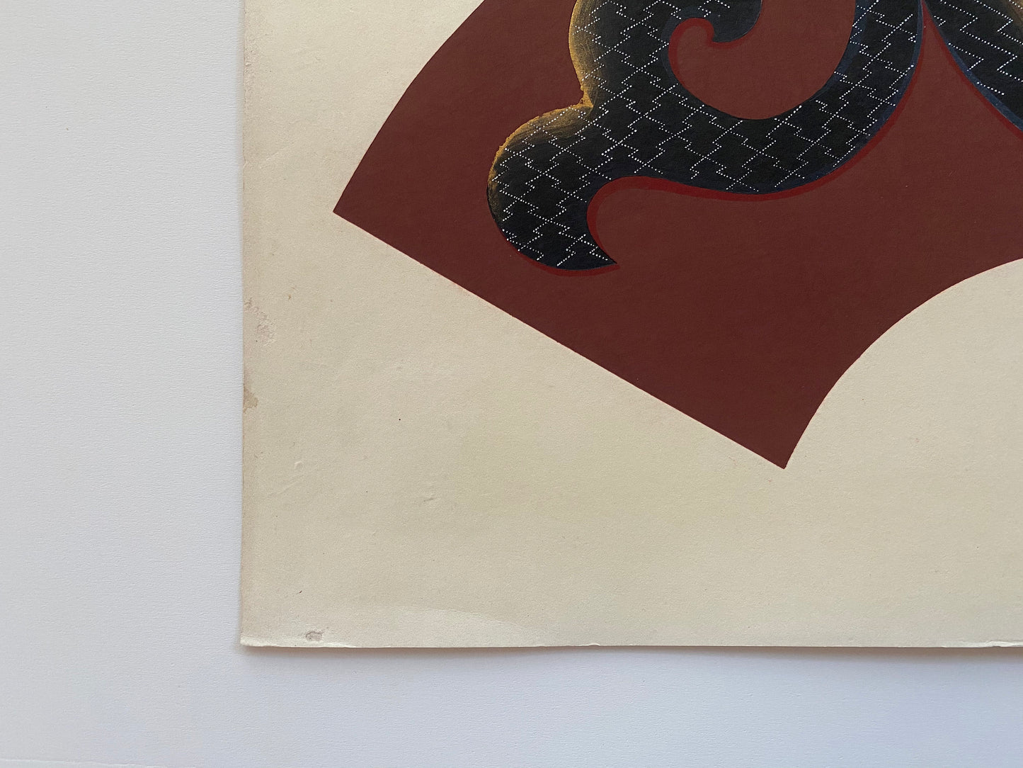 Japanese antique woodblock print, Design, 1938, Chinpei Yamaoka, "Kokugasen". 5