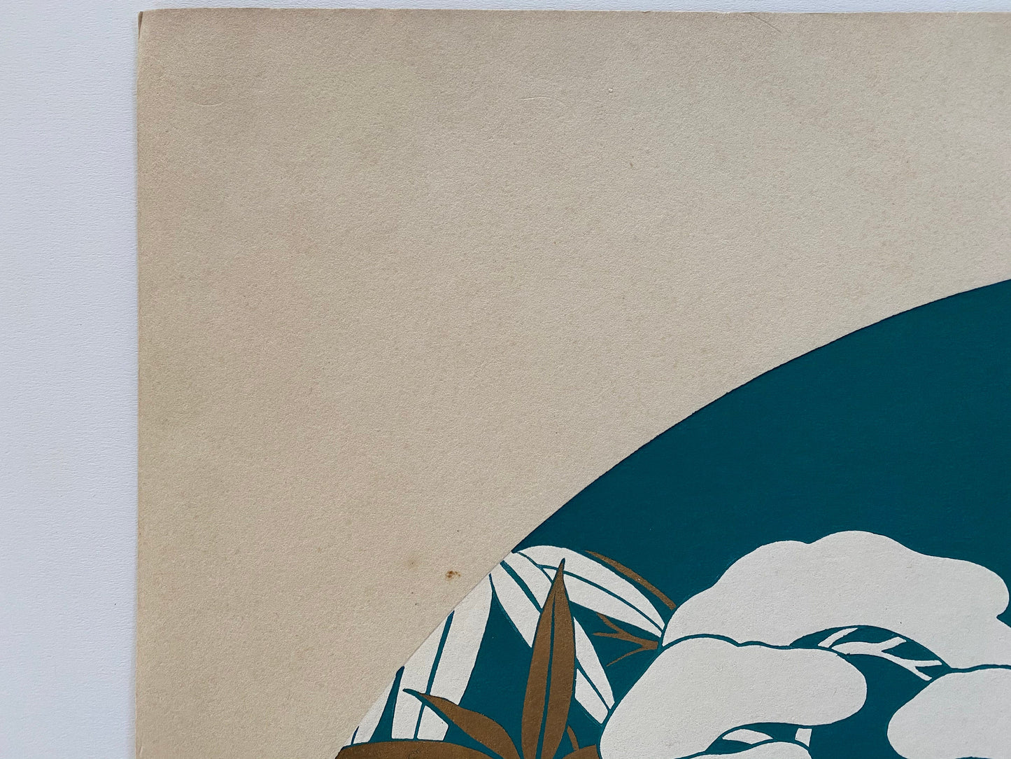 Japanese antique woodblock print, Design, 1938, Chinpei Yamaoka, "Kokugasen". 4