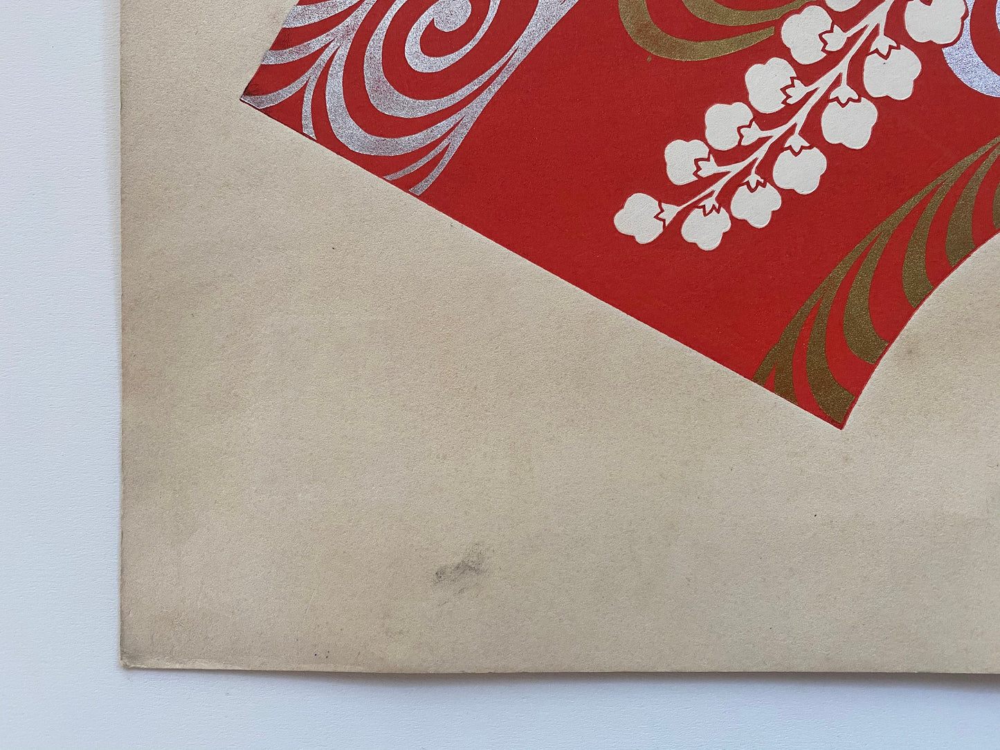 Japanese antique woodblock print, Design, 1938, Chinpei Yamaoka, "Kokugasen". 1
