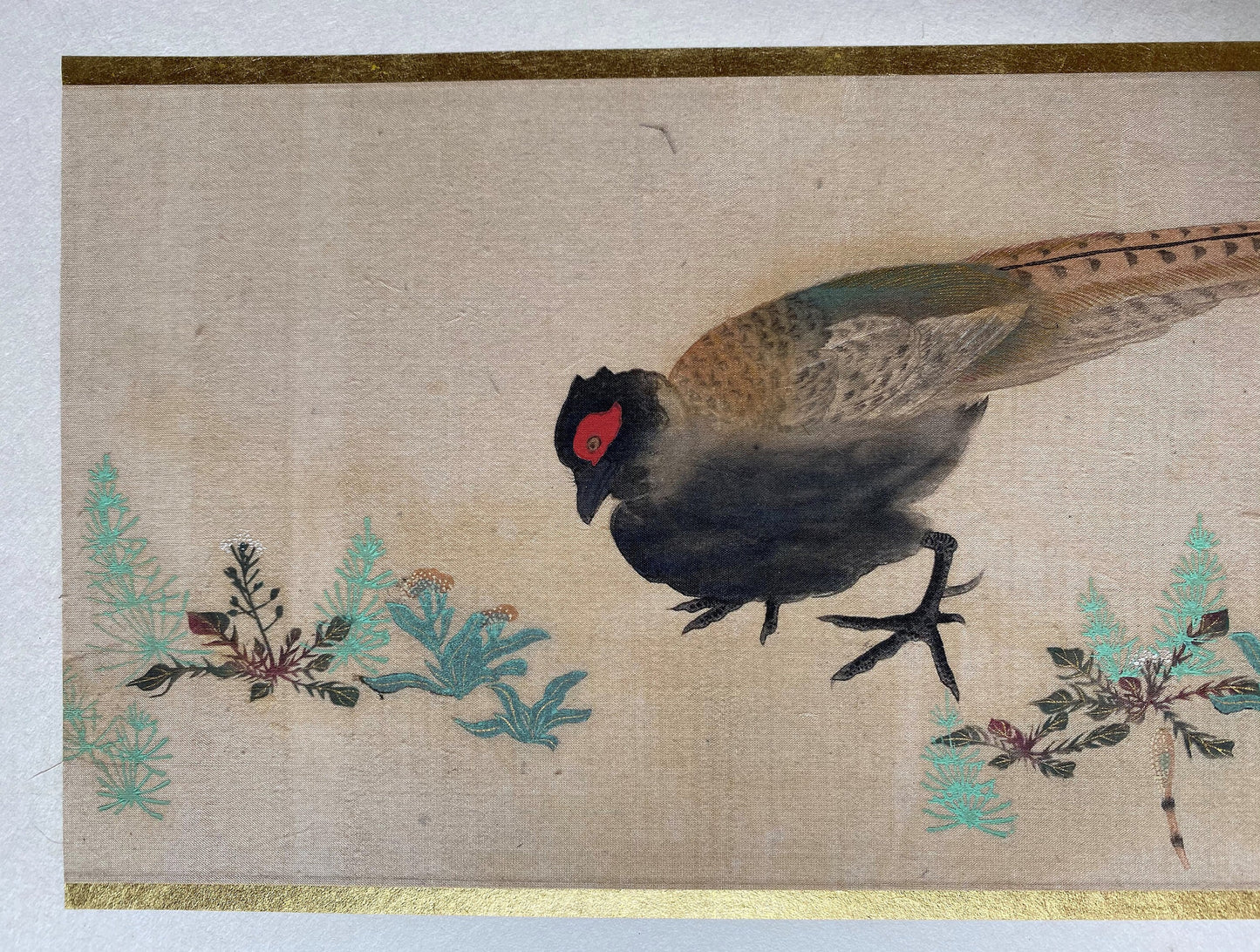 Japanese woodblock print, 1907, Sakai Hohitsu, Flowers and Birds of the Four Seasons 4