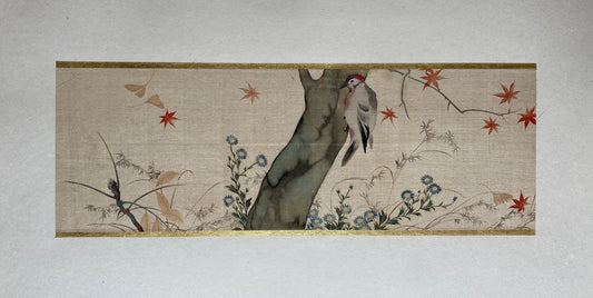 Japanese woodblock print, 1907, Sakai Hohitsu, Flowers and Birds of the Four Seasons 2