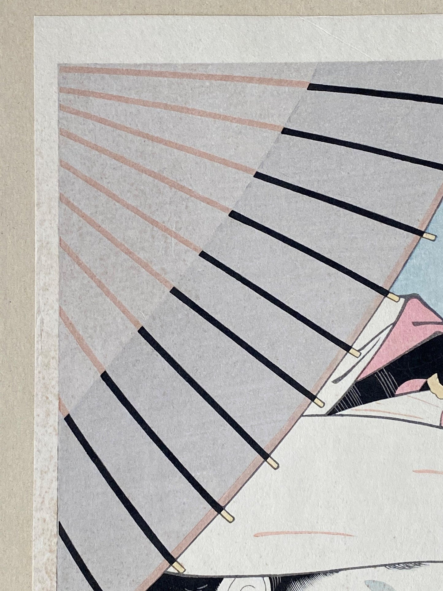 Japanese Ukiyoe, woodcut print, Katsushika Hokusai, "Telescope, from the series Seven Useless Habits (Fûryû nakute nana kuse)"