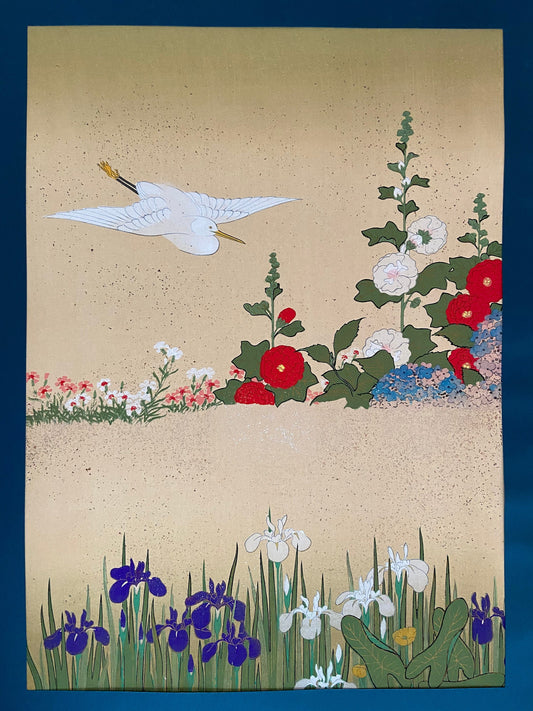Japanese woodblock print, Sakai Hoitsu, Large size.