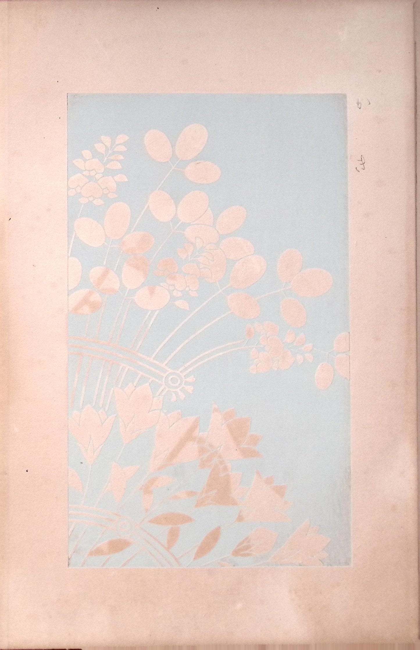 Japanese design, antique, woodcut print, 1932,  Kawarazaki Kodo