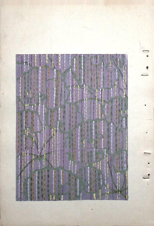 Japanese Antique Original Woodcut Print, Around 1900, Bijutsukai 8