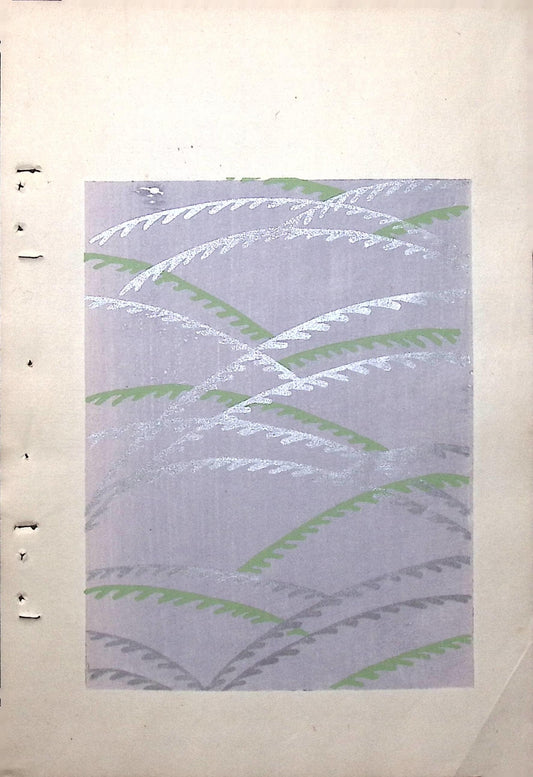 Japanese Antique Original Woodcut Print, Around 1900, Bijutsukai 8