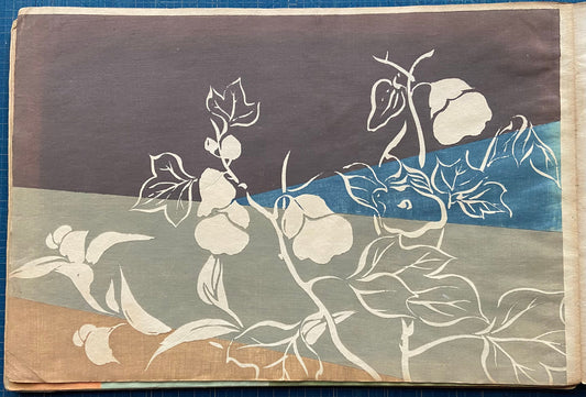 Japanese design, antique, woodcut print, 1903, Kamisaka Sekka, Chikusa.