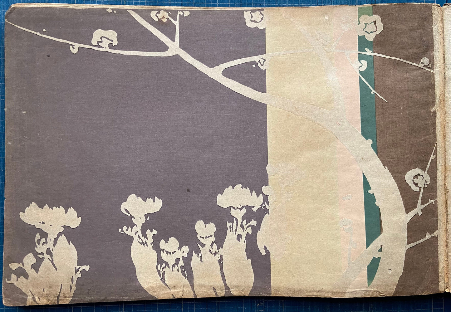 Japanese design, antique, woodcut print, 1903, Kamisaka Sekka, Chikusa.