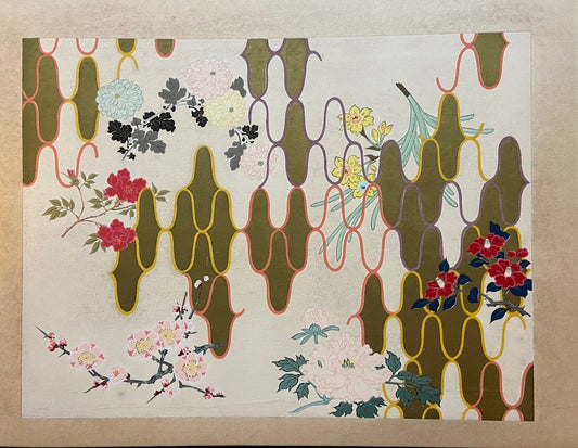 Japanese woodblock print, 1936, Arashino Shusui, Kano, The essential pictures of Kano School.