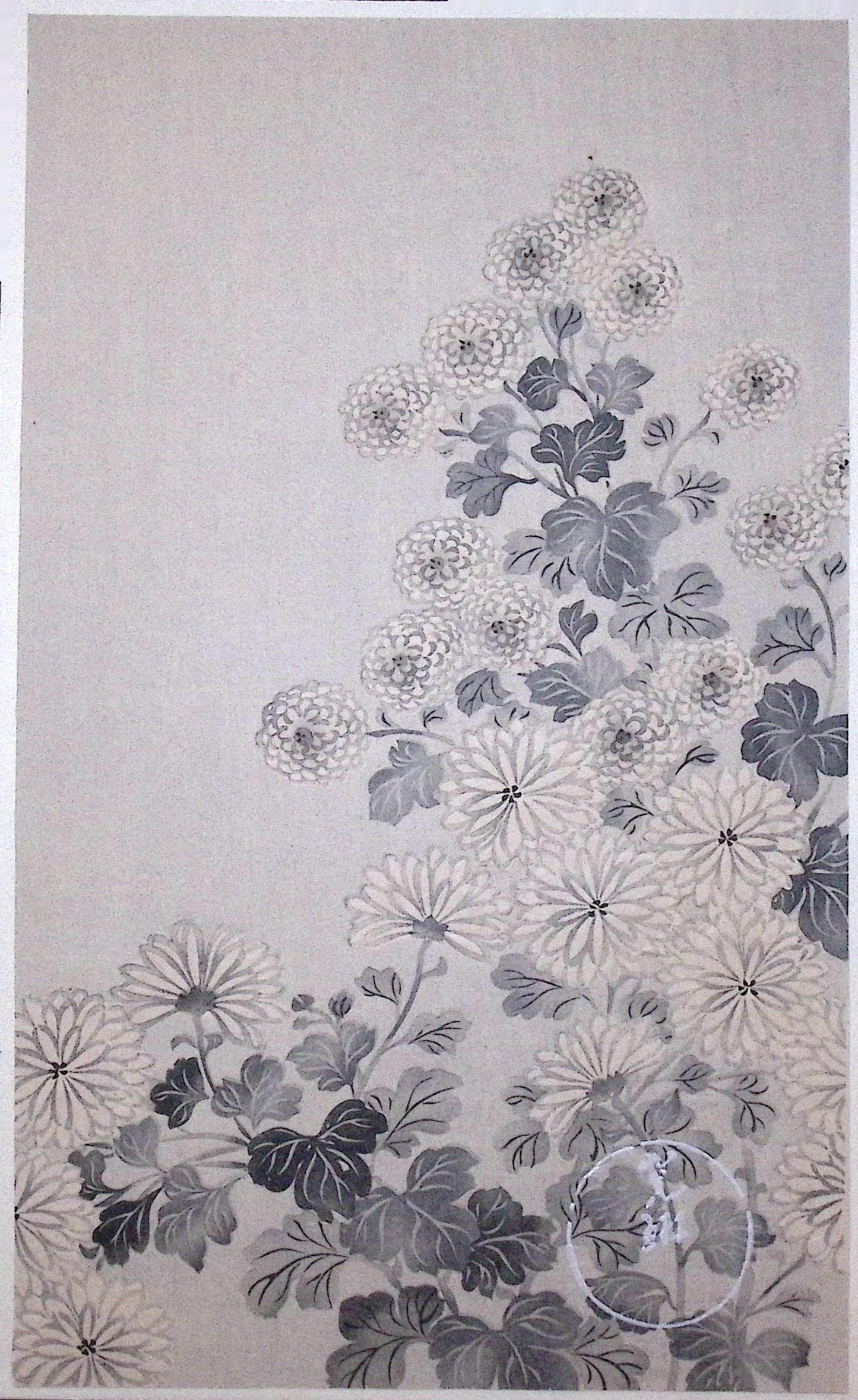 Japanese design, antique, woodcut print, Rimpa.