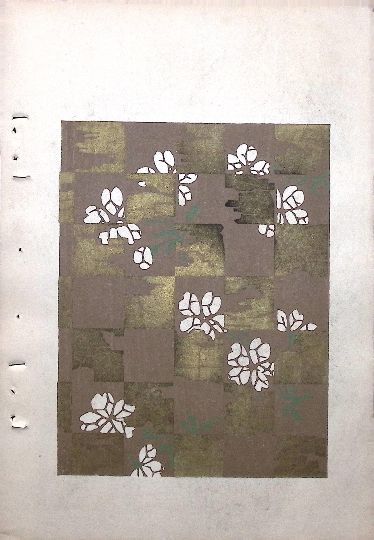 Japanese Antique Original Woodcut Print, Around 1900, Bijutsukai 8