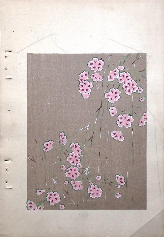 Japanese Antique Original Woodcut Print, Around 1900, Bijutsukai 8