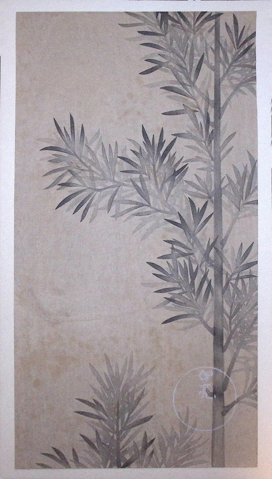 Japanese design, antique, woodcut print, Rimpa.
