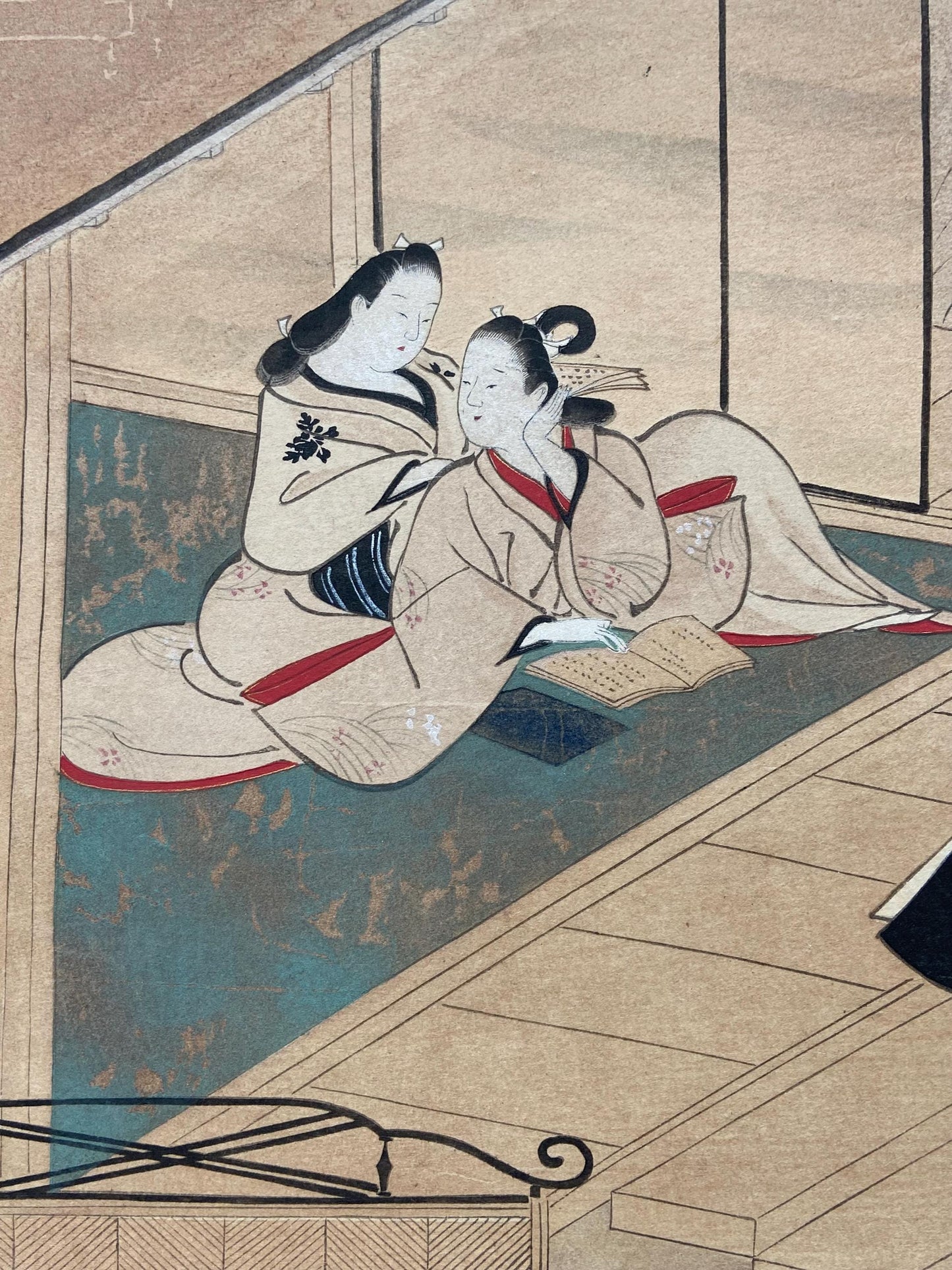 Japanese antique Ukiyoe, woodcut print, 1906, Japanese antique woodblock print, Hinaya Ryuho, from Ukiyoe-ha-gashu.