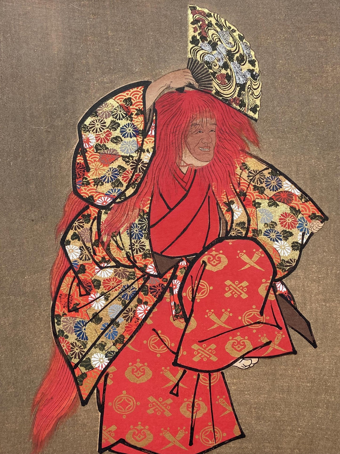 Japanese antique Ukiyoe, woodcut print, 1906, Japanese antique woodblock print, Ko Sukei, from Ukiyoe-ha-gashu.