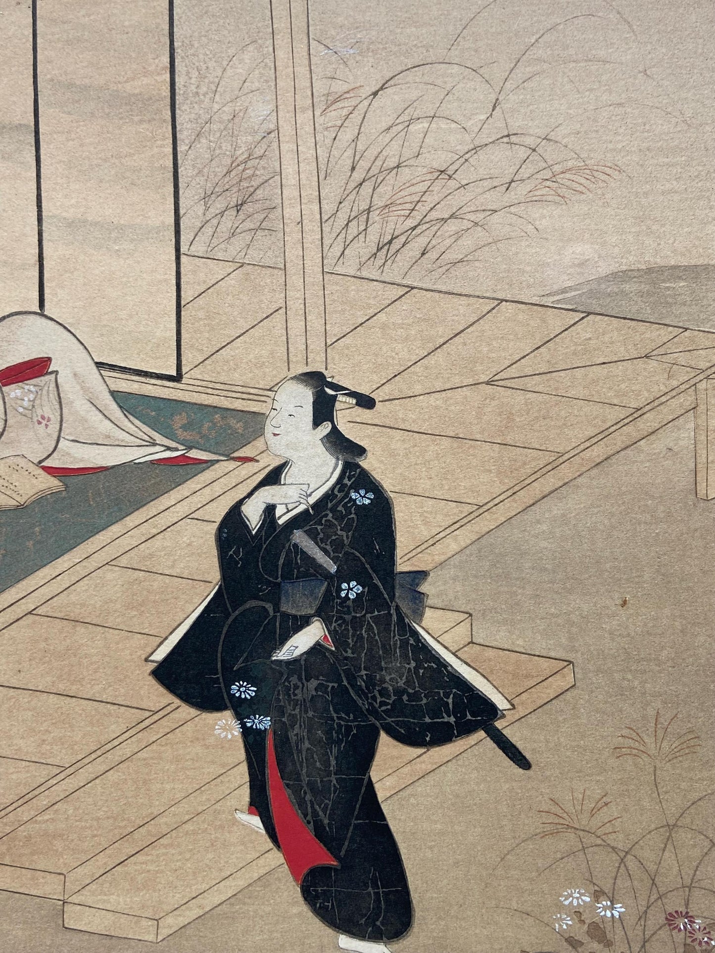 Japanese antique Ukiyoe, woodcut print, 1906, Japanese antique woodblock print, Hinaya Ryuho, from Ukiyoe-ha-gashu.