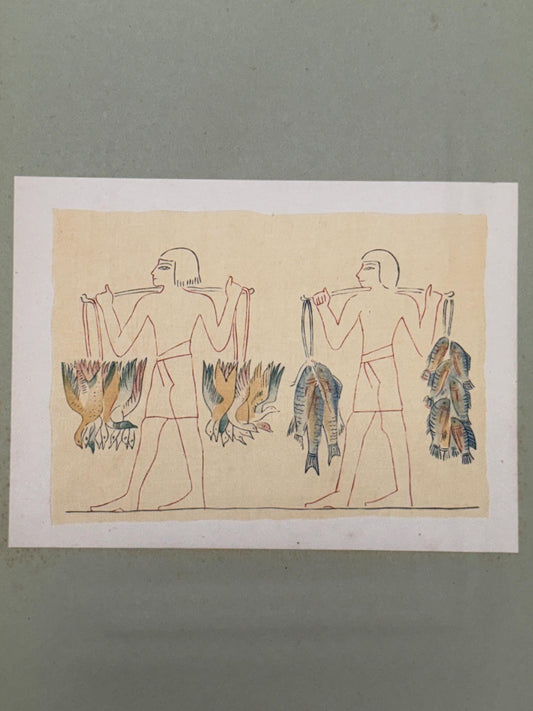 Japanese antique woodblock print, Design, 1929, Modern Egyptian style 7