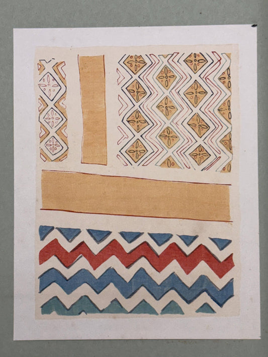 Japanese antique woodblock print, Design, 1929, Modern Egyptian style 15