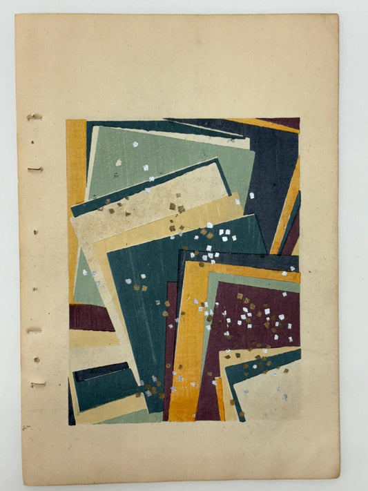 Japanese woodblock print, Around 1900, Shin-Bijutsukai 9