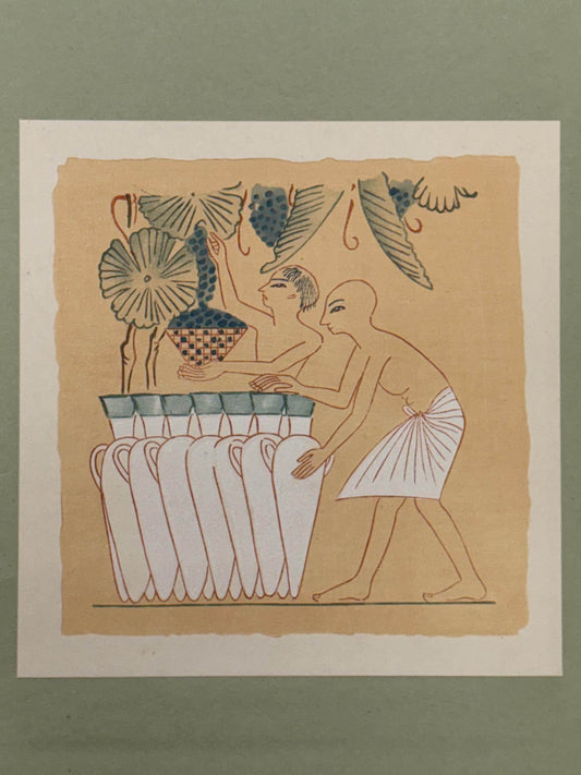 Japanese antique woodblock print, Design, 1929, Modern Egyptian style 3